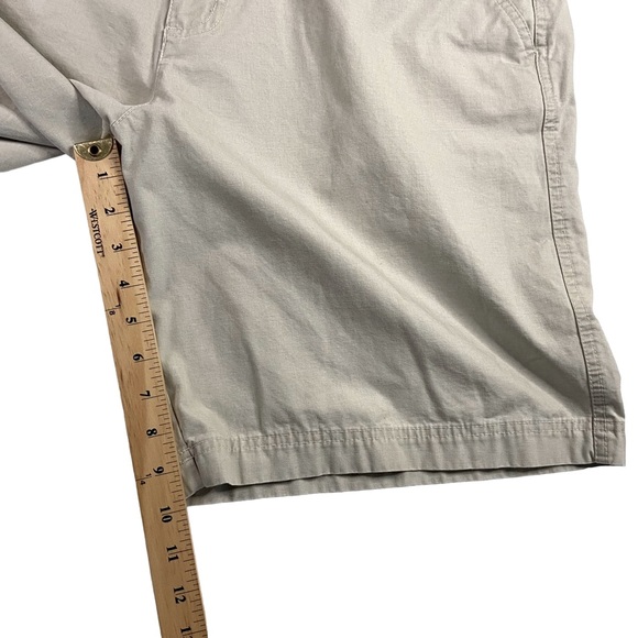 Columbia Sportswear Men's 36 Beige Khaki Cargo Cotton Shorts - Picture 5 of 12